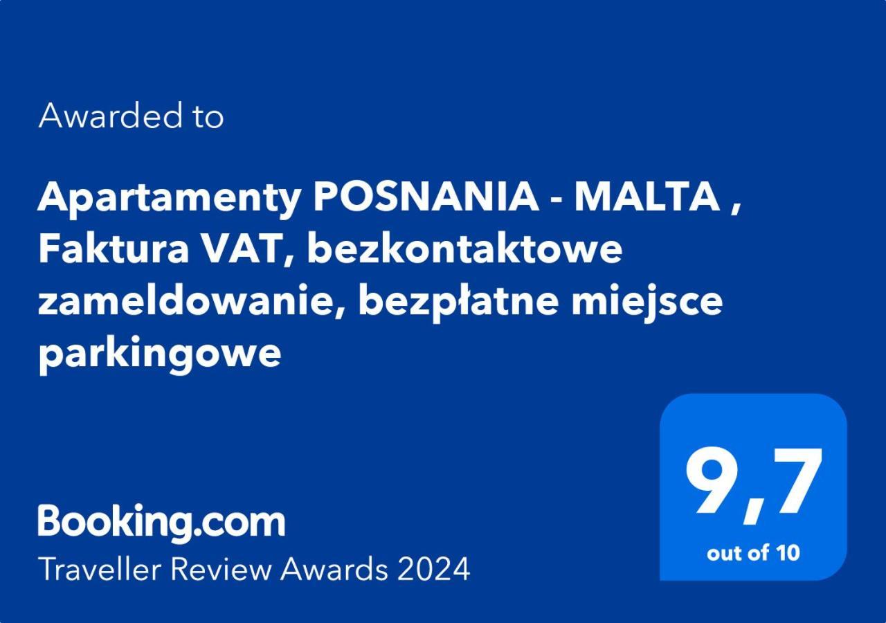 Totu Today - Posnania - Malta Apartamenty , Faktura Vat, Self Check-In, Bezplatny Parking Poznań Esterno foto
